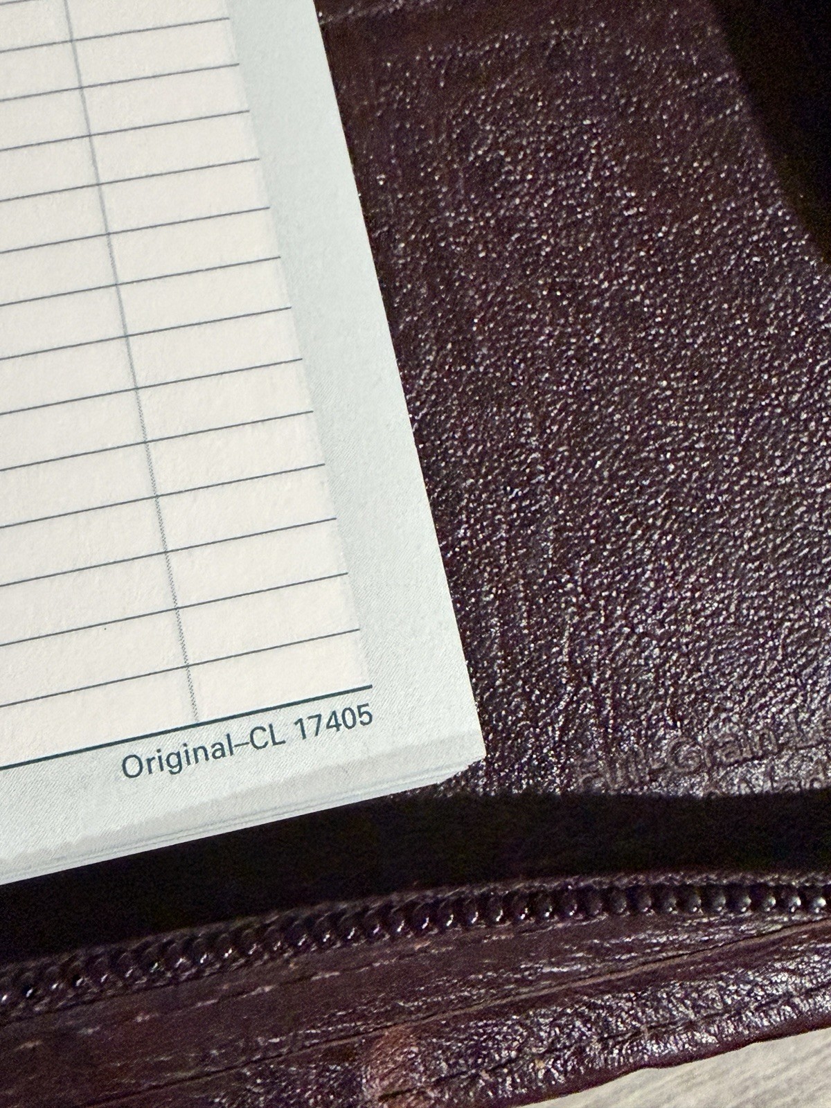 Franklin Covey Burgundy Leather Planner Organizer Binder 7 Ring Zip Around