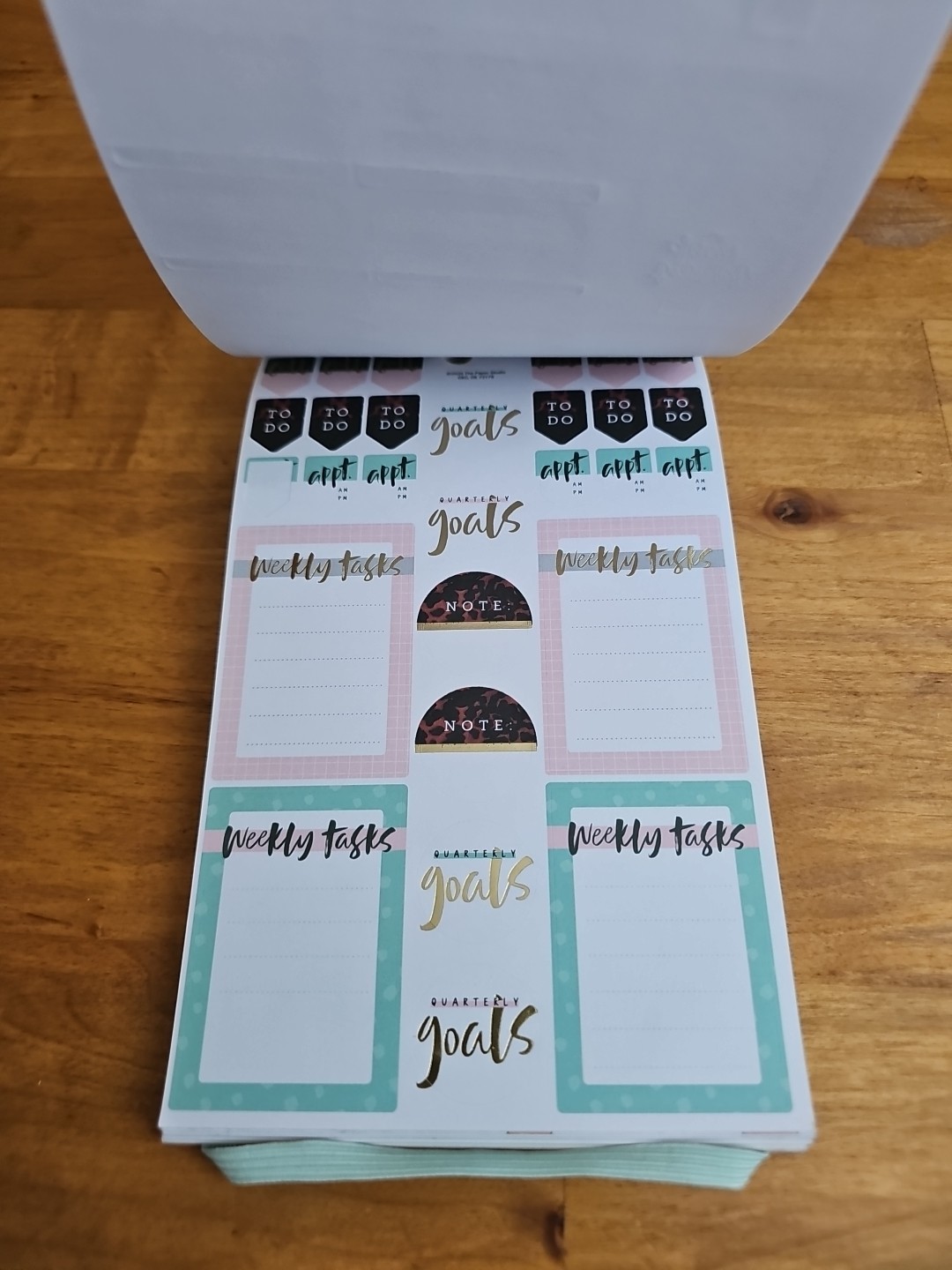 Agenda 52- Side Hustle Sticker Book 30 Sheets, 1018 Pcs Sticker