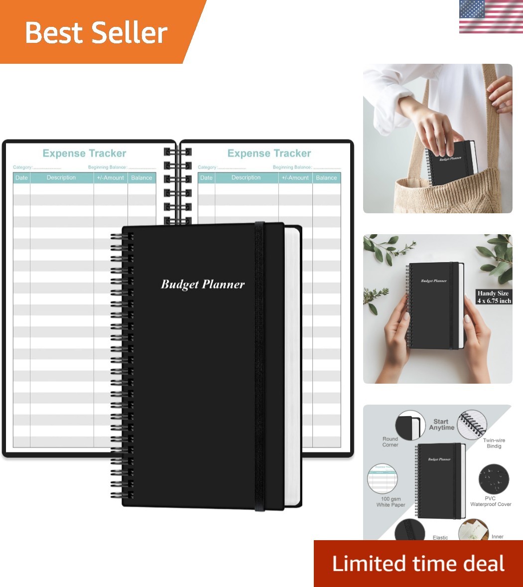 Planner – A6 Expense Tracker, Book for Ledger Book, Money Organizer for Walle…