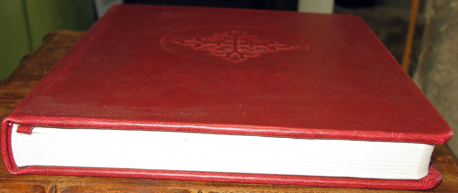Leather Notebook Blank Journal Writing Diary Notepad Planner, Red