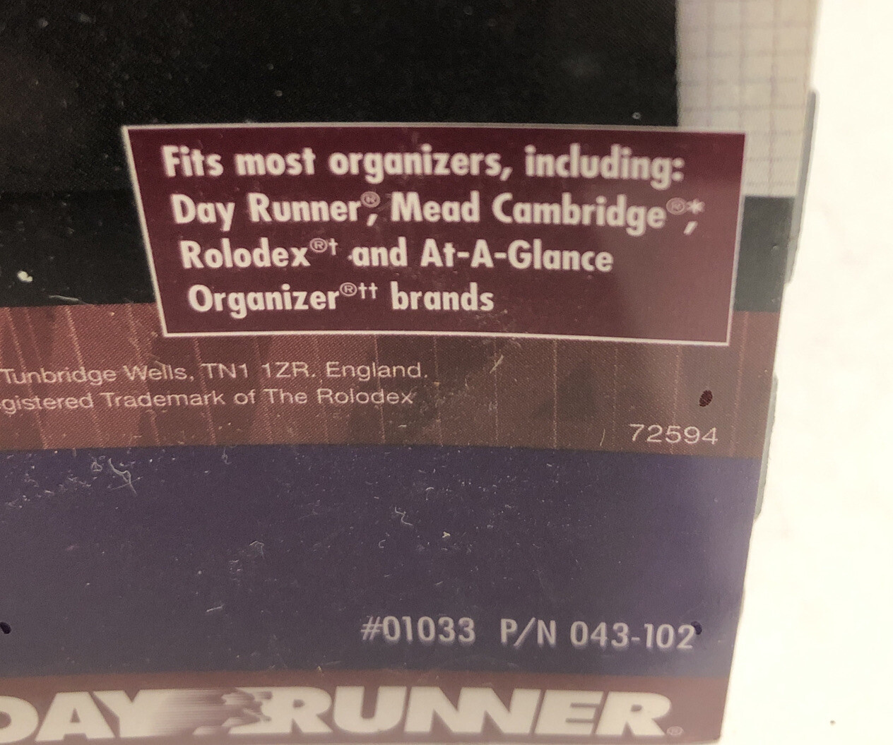 Day Runner Page Lifter 3 1/2″ x 6 1/2 “, 6 Ring 1 Per Pack #01033 – New