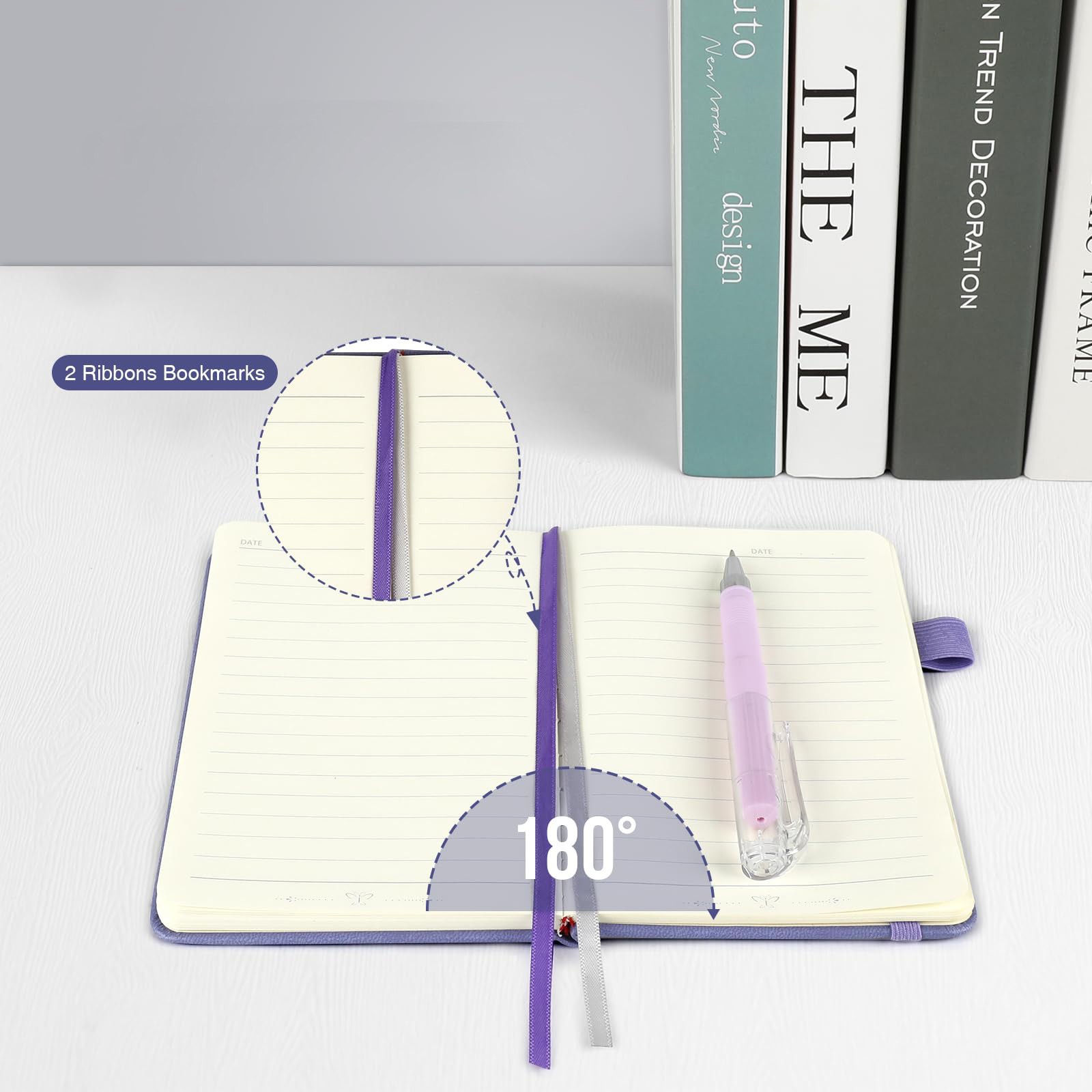 Pocket Notebook Set 3.7×5.7 In, 3 Color A6 Journals, College Ruled