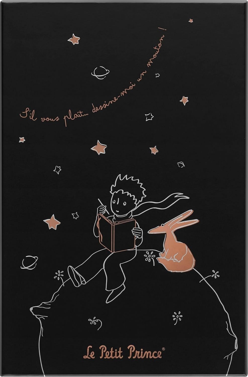 Moleskine Limited Edition Le Petit Prince Notebook, Large, Ruled, Black, Hard
