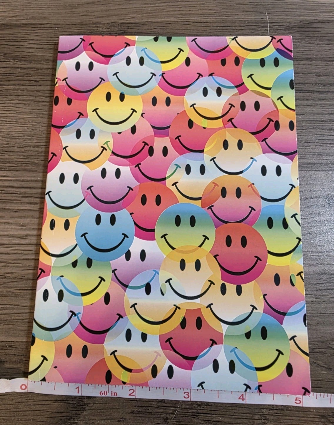 Happy Faces, Colorful Journal By CrownJewlz. Ruled Pages, 5x7x.25