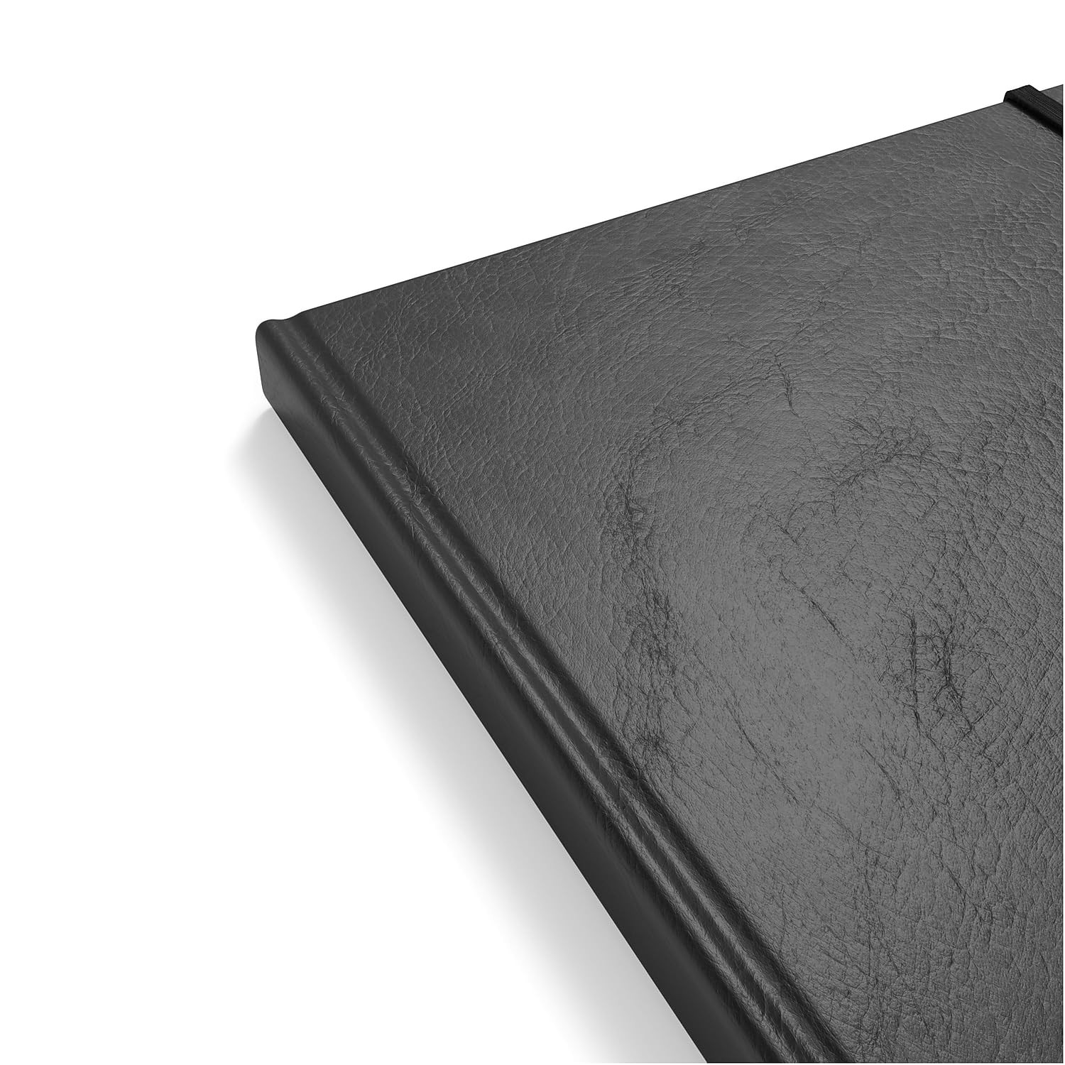 TRU RED Large Flexible Cover Graph Journal, Black – Softcover Grid