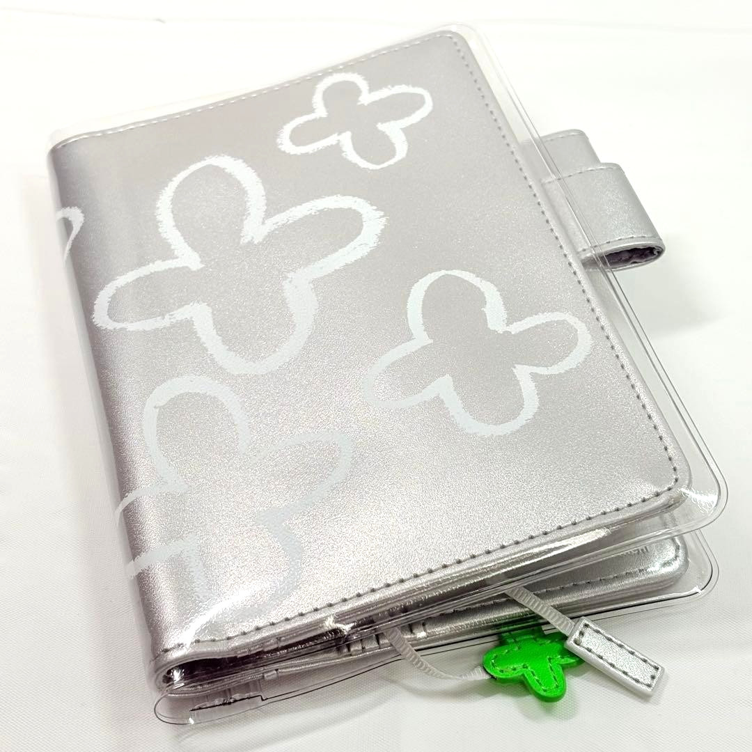 Hobonichi Techo Original A6 Cover Makoto Matsubayashi Silver Flower 2026 Japan