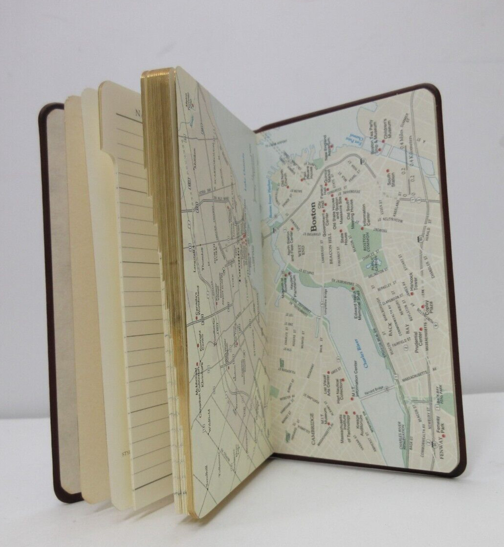 Address Book 3×5″ Pocket Size Leather Soft Cover Graphic Image CLAY List$40