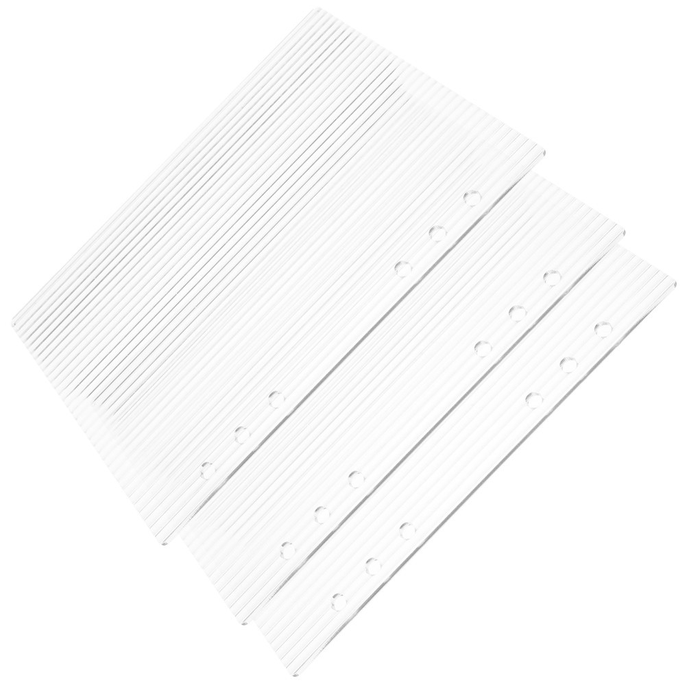 3 PCS Refillable Planner Binder Acrylic Journal Protector A5 Notebook Cover