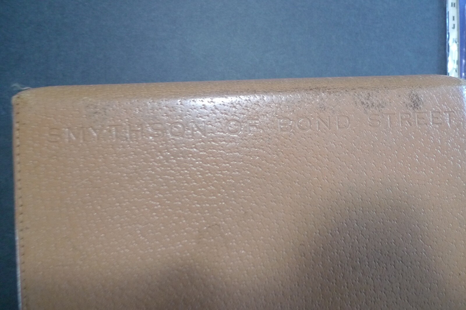 SMYTHSON OF BOND STREET – LEATHER PLANNER – WITH INSERTS – PERSONAL SIZE