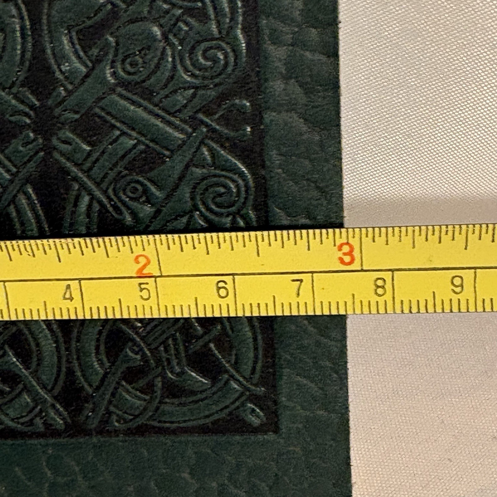 Celtic Design Leather Address Book Alphabet Tabs 3 x 4.5 Knot Gold Edges Small