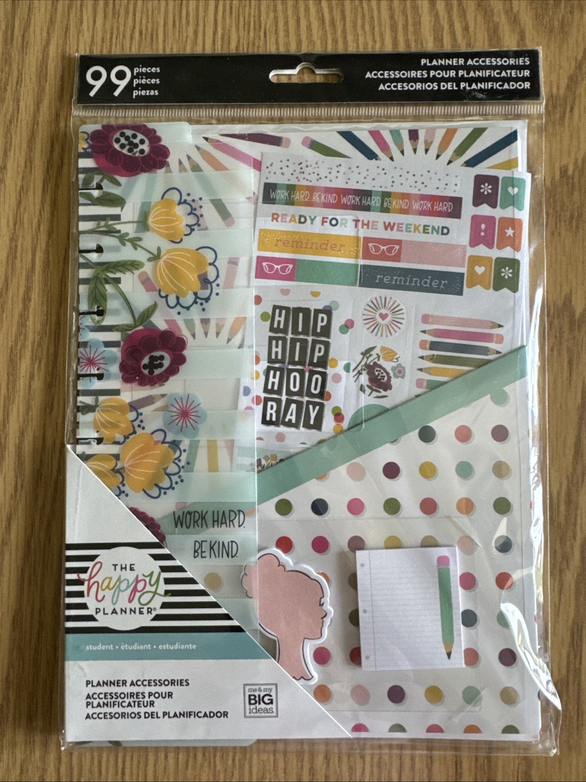 The Happy Planner Student Planner Accessories 99 Pieces – Sticky Notes Set