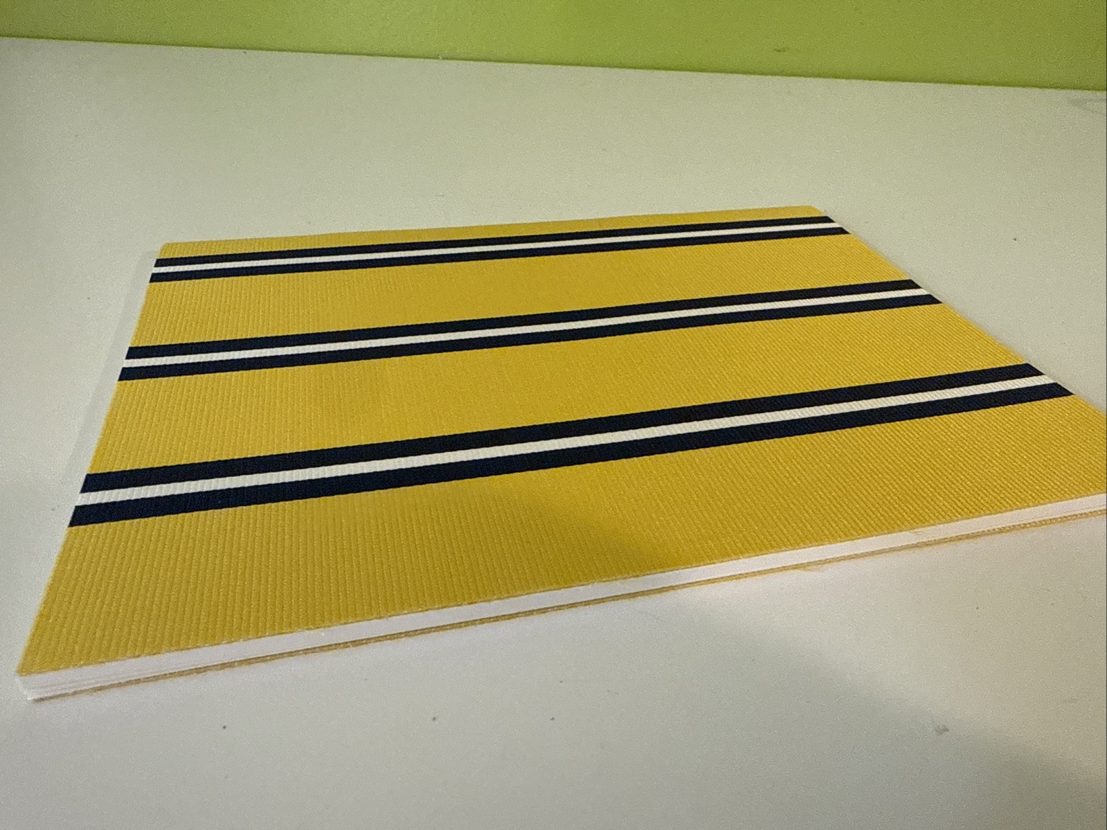 Dedar Milano Fabric Covered Notebooks Acid Yellow Purple Terracotta Mare Capri