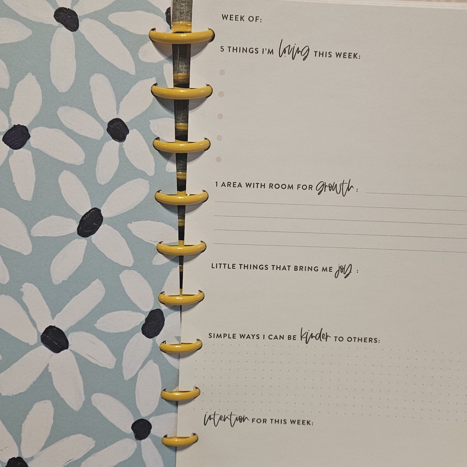 The Happy Planner Classic Gratitude Guided Happy Journal 80 sheets