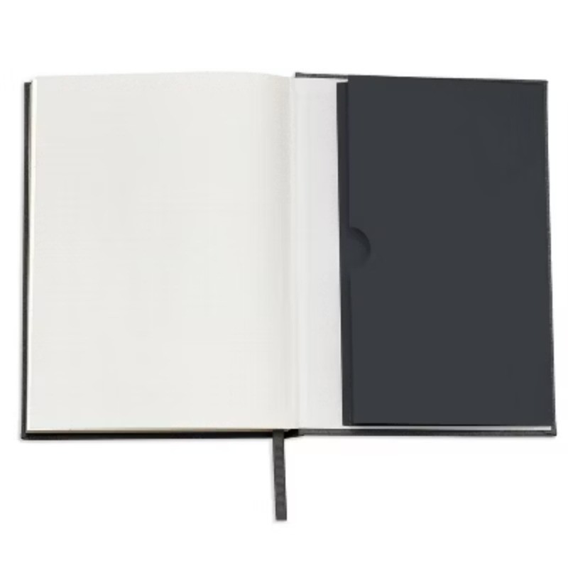 Note to Self: Hardcover Notebook, Elastic Closure, Pocket, Ribbon Marker