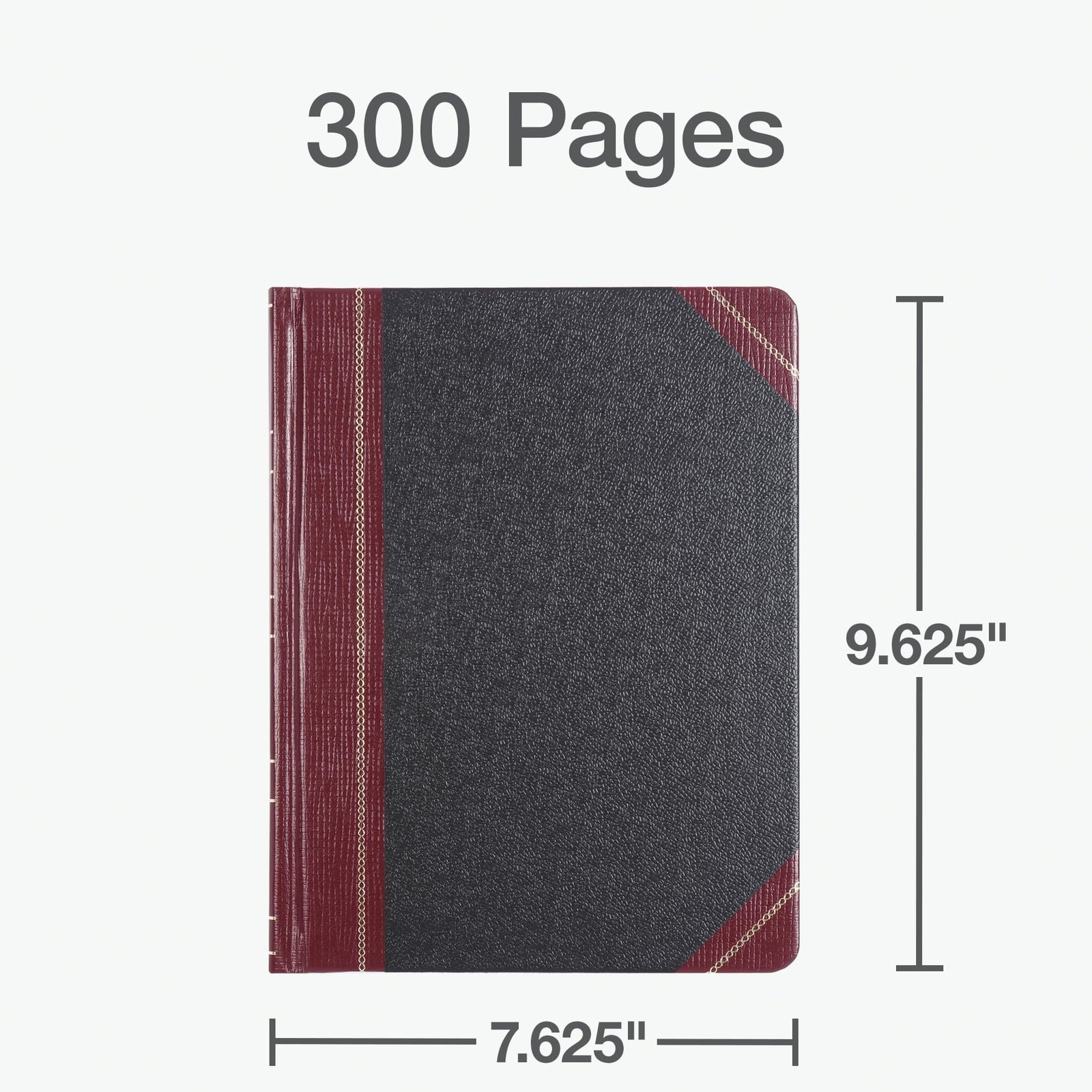 Multicolored Blank Book 300 Pages Sewn Binding Table of Contents Record Keeping