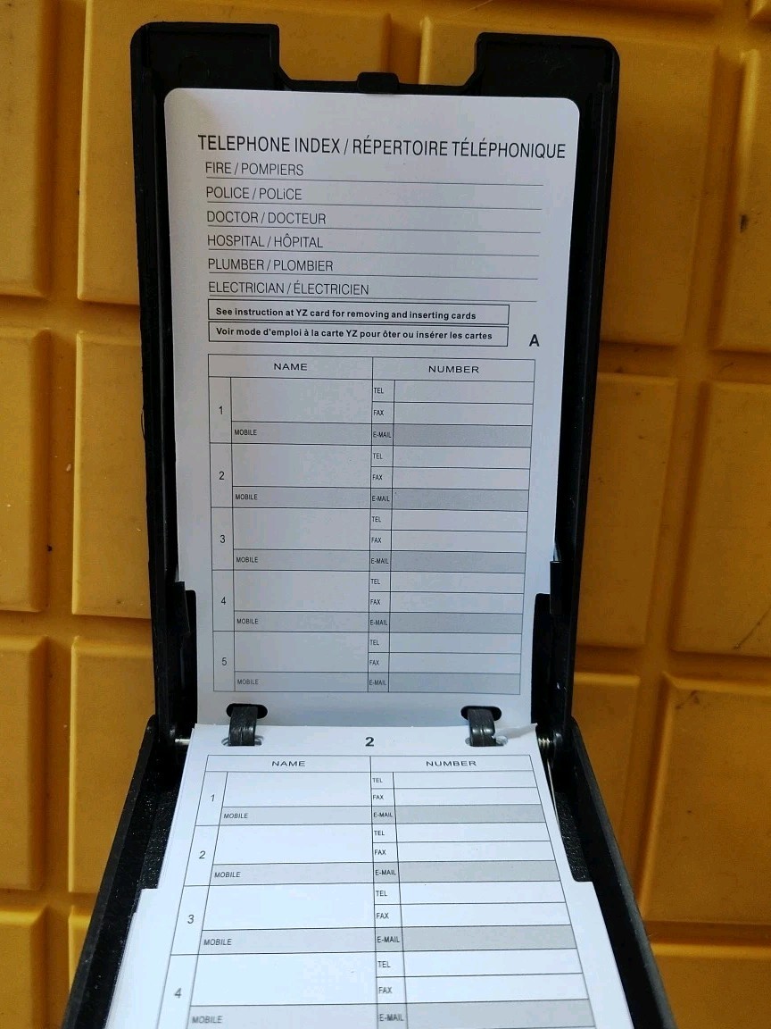 Flip Open A-Z Address Book Modern Version