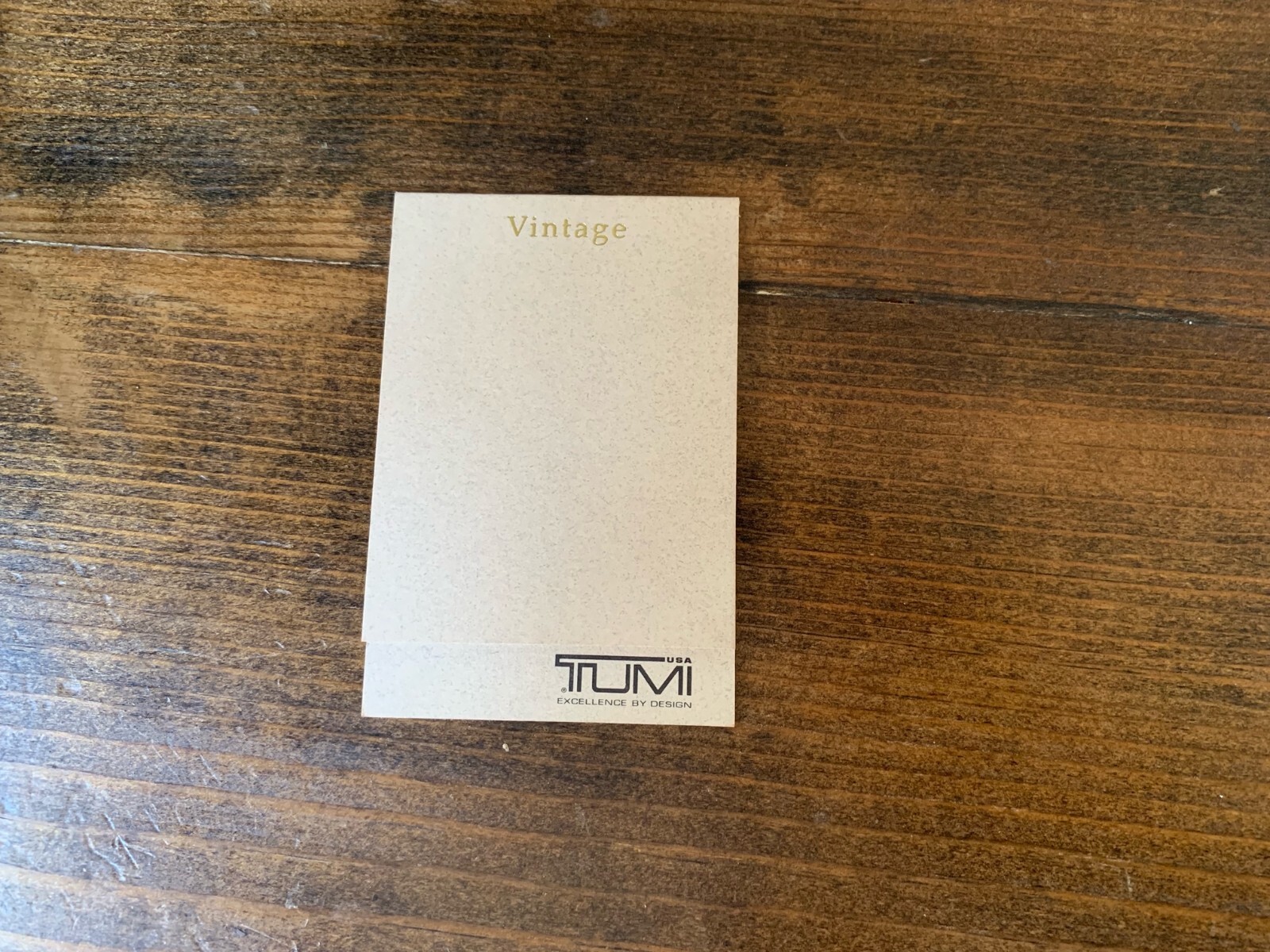 Vintage Tumi Desk Agenda Planner Organizer Brown Leather Stitched
