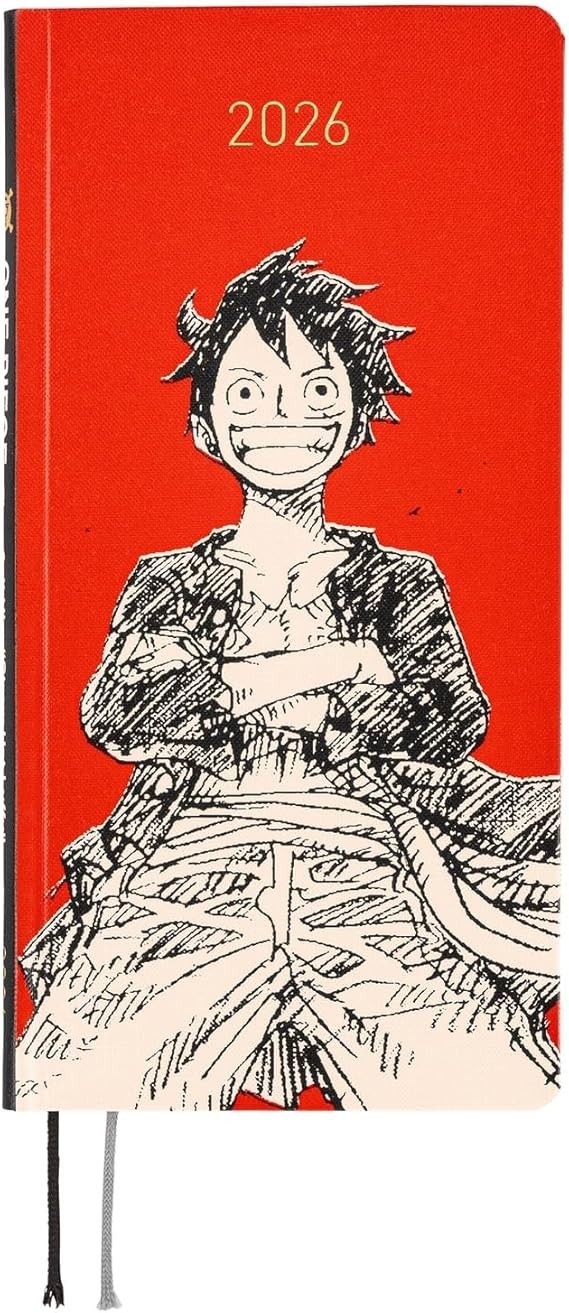 ONE PIECE Luffy RED English Version Hobonichi Techo Weeks 2026 Planner