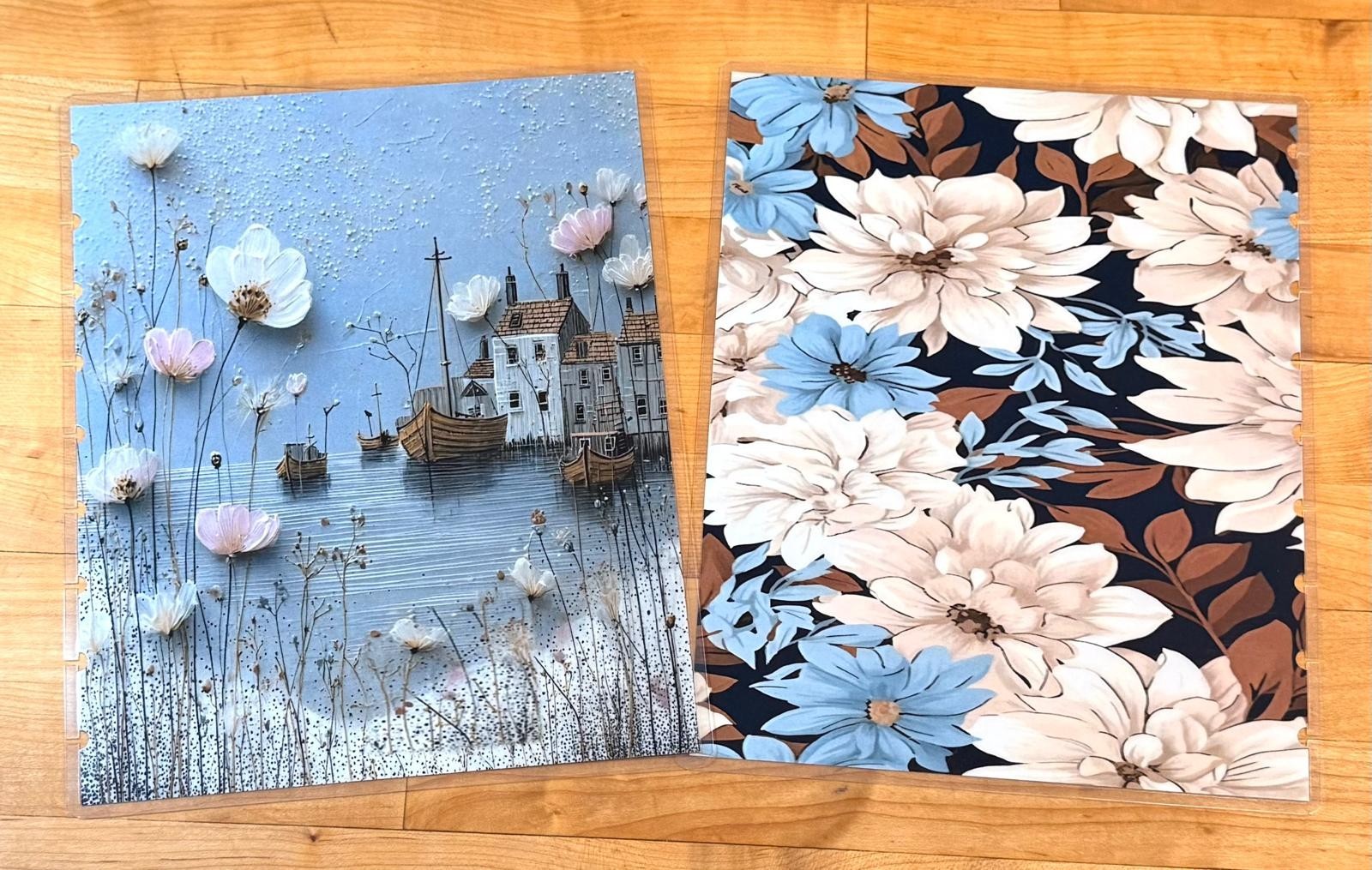 Wildflower Bay Cover Set 4 use w/ Classic Happy Planner~