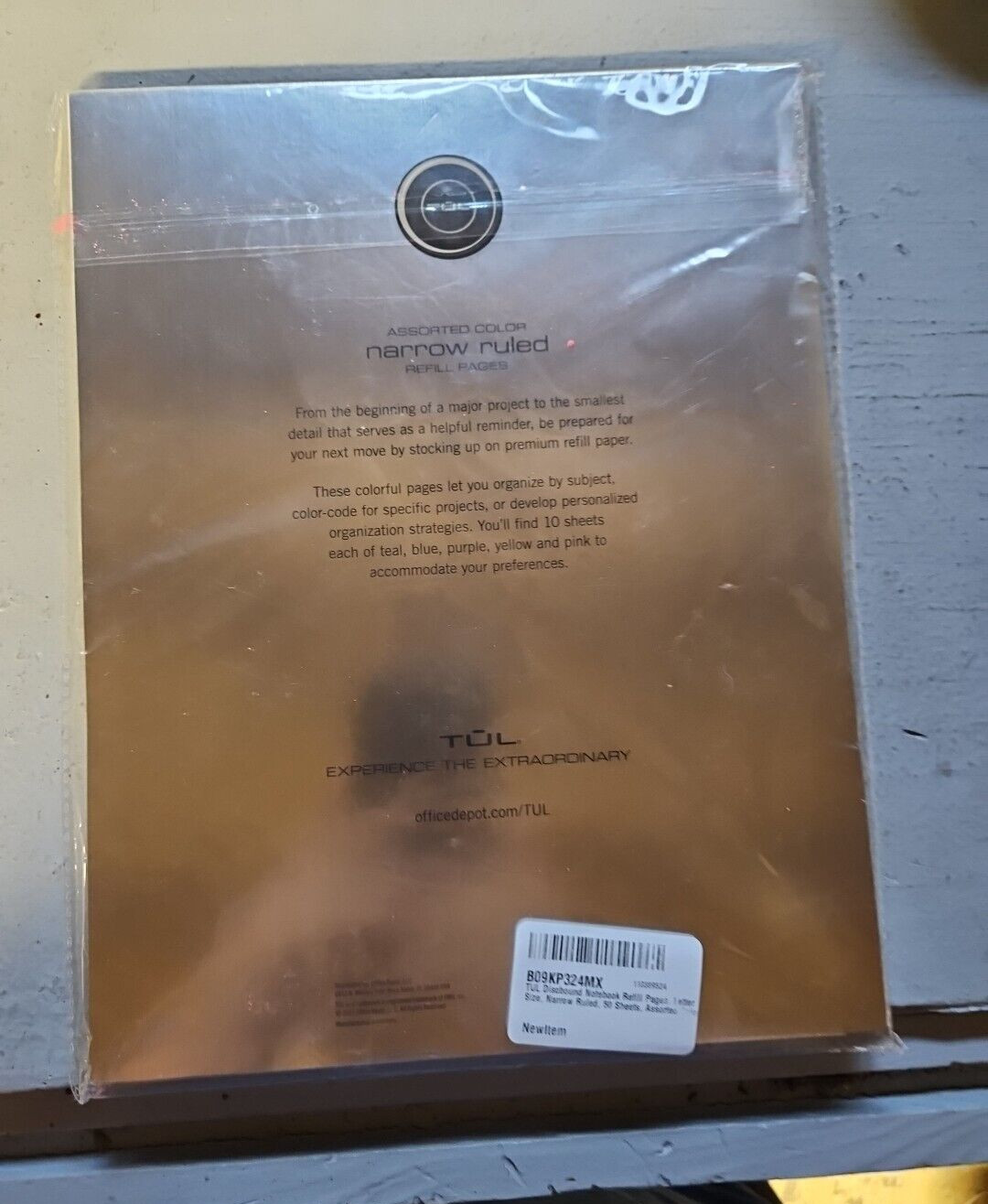 TUL Custom Note-Taking Disc bound Refill Travel Inserts 8 1/2″ x 11″ 50 sheet