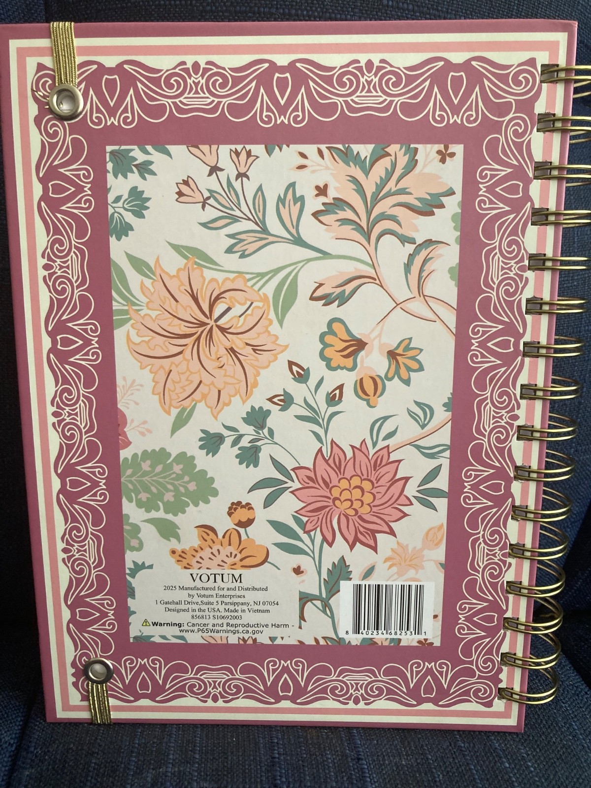 Votum Spiral Notebook 6.5″ x 8.5″with pen