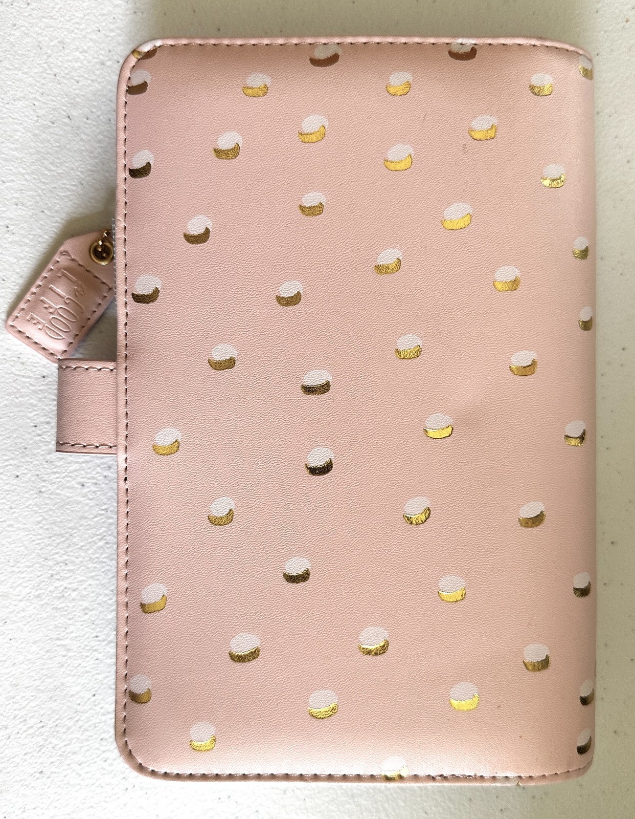 Websters Pages Personal Blush GoldRings Planning Binder Used, Rare Discontinued