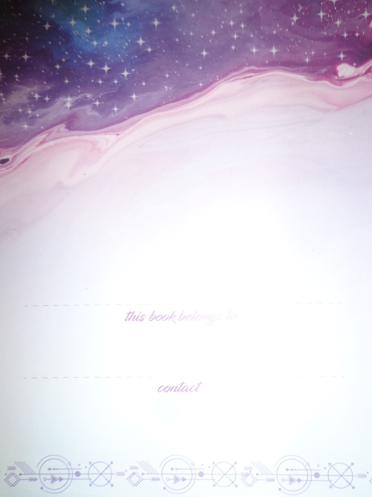 NEW – Stars Calendar and Notebook by Paper House 9.5 x 8
