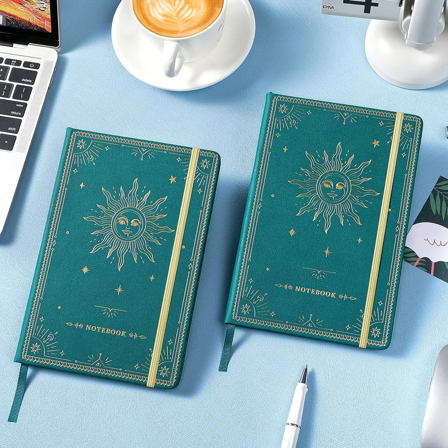Classic Faux Leather Journal with Pocket – 144 Lined Pages for Creative Minds