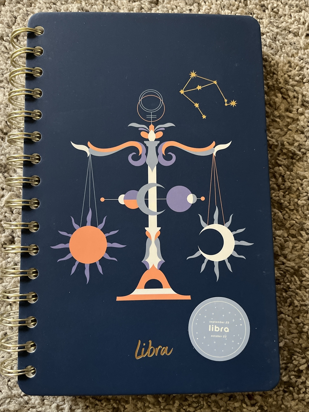 Be Rooted Zodiac Hardcover Spiral Journal