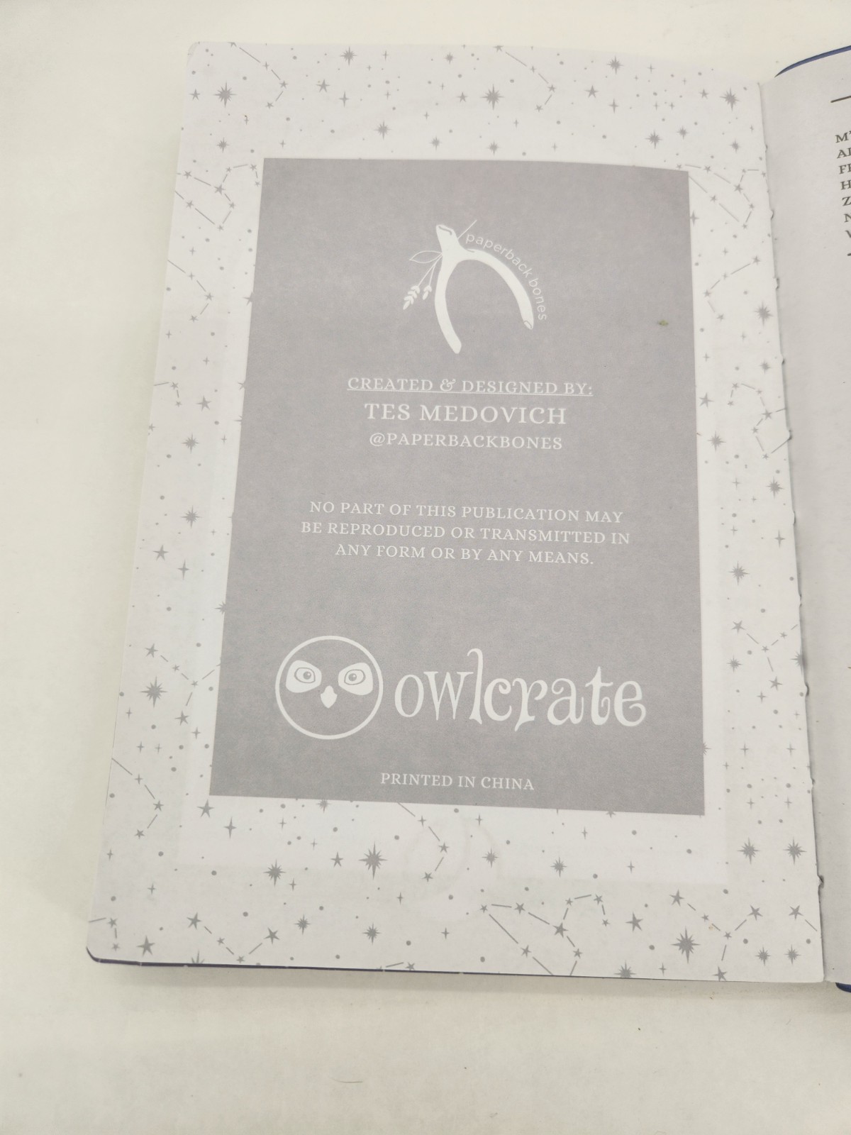 Owlcrate Reading Planner Journal Notebook Book Tracker Undated Any Year