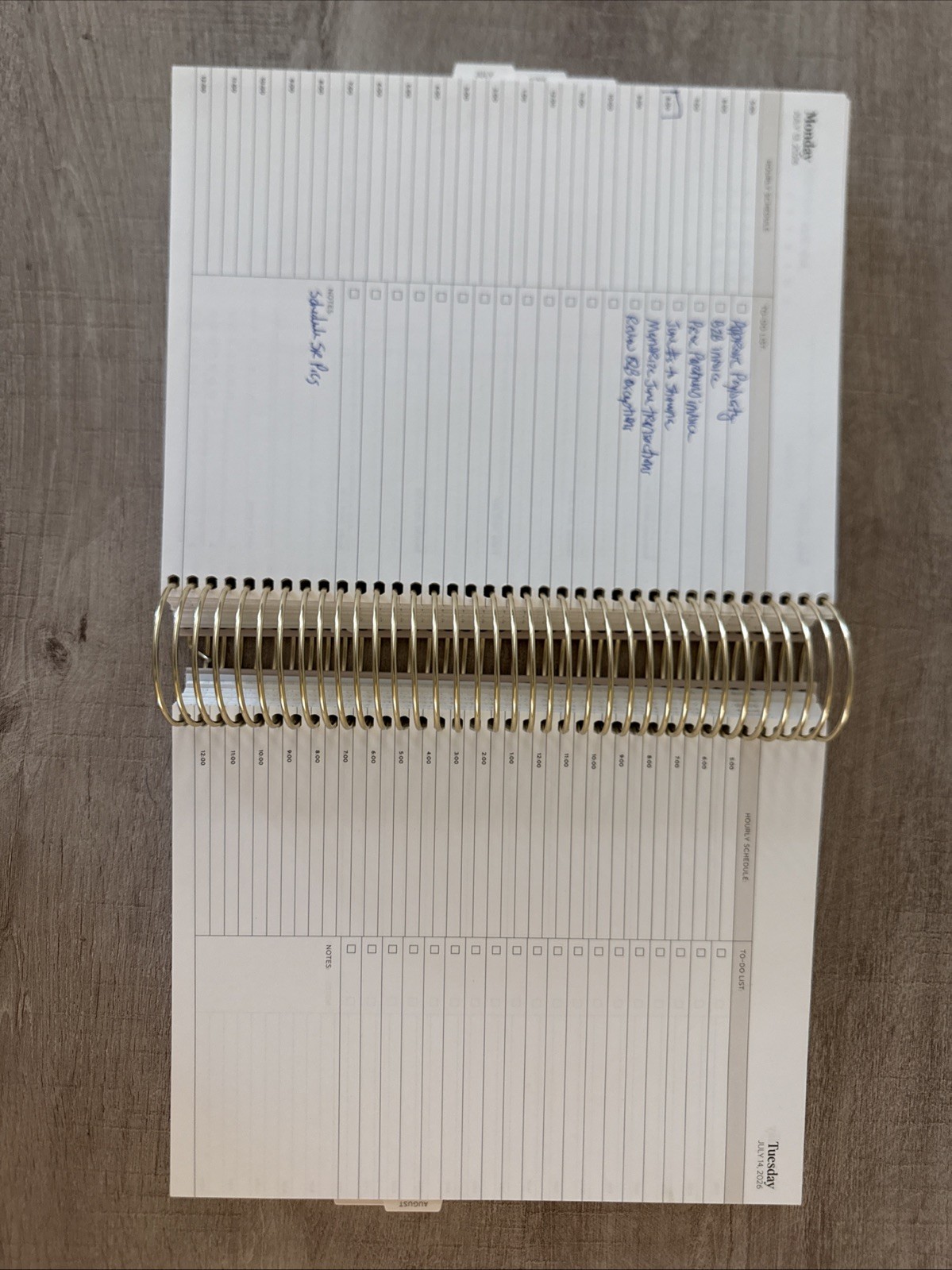 The Dailee 2026 Daily Weekly Monthly Planner Spiral Calendar Year 2026 7×9 READ
