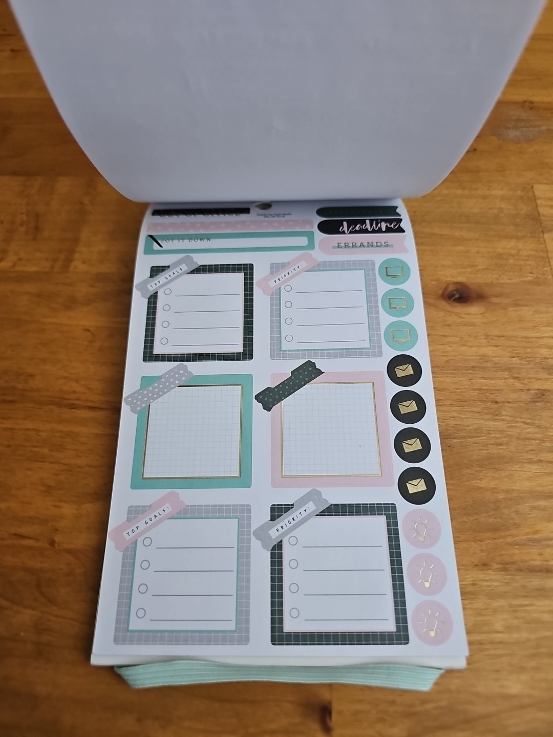 Agenda 52- Side Hustle Sticker Book 30 Sheets, 1018 Pcs Sticker