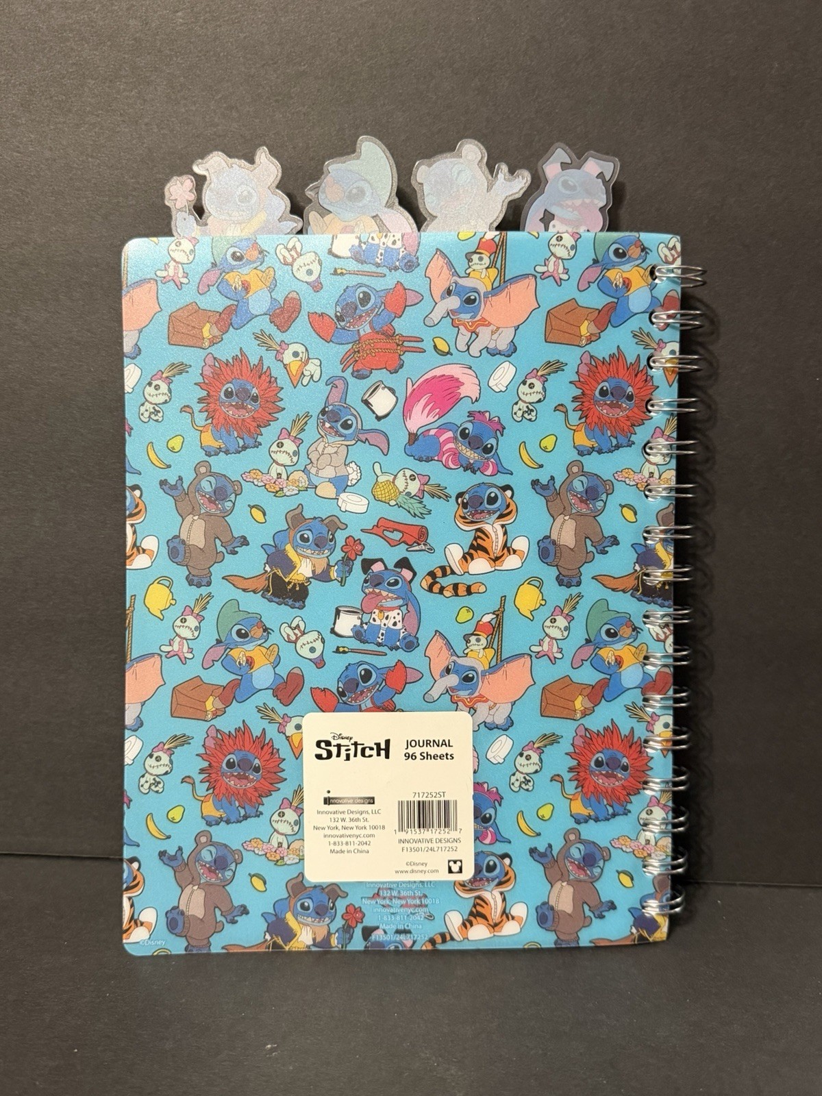 Disney Stitch In Tigger Costume Tab Journal – NEW Lilo & Stitch Notebook