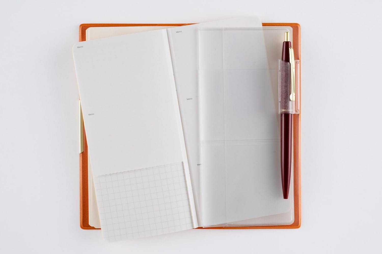 161 T’slim Planner, Takahashi Bookstore, 2026 Edition, Orange, Monthly, Planner