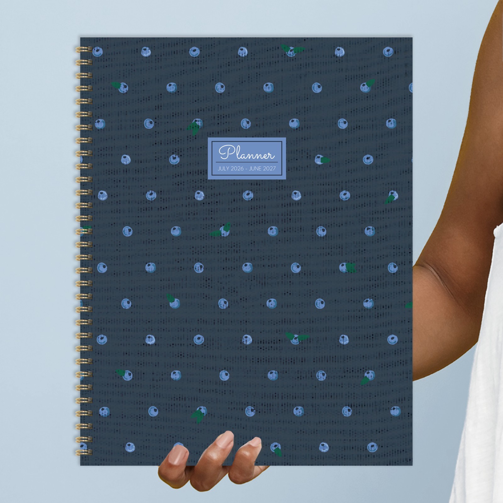 July 2026 – June 2027 Very Berry Large Weekly Monthly Planner
