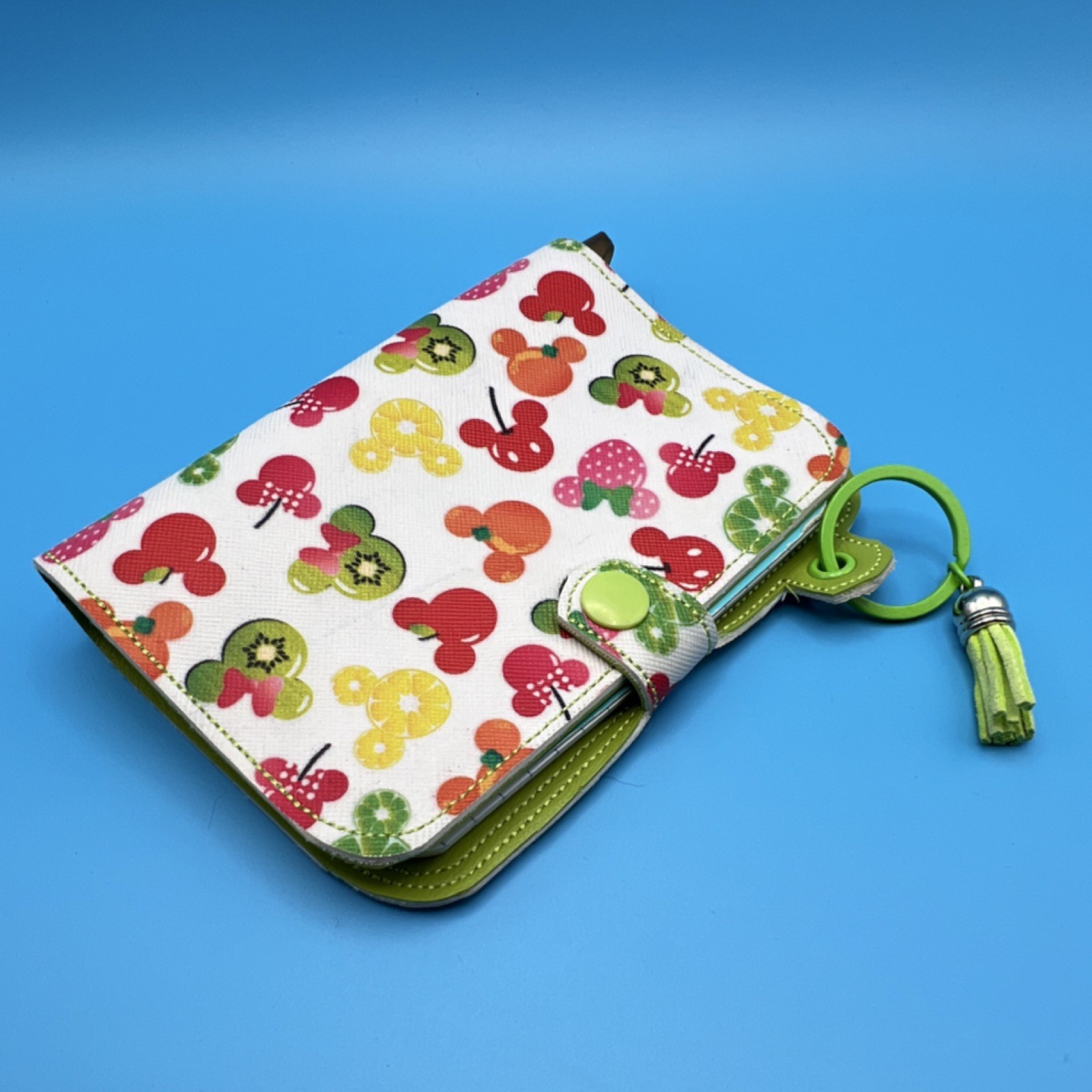 Disney Mickey Mouse Fruit Pattern Notebook Planner with Tassel unique