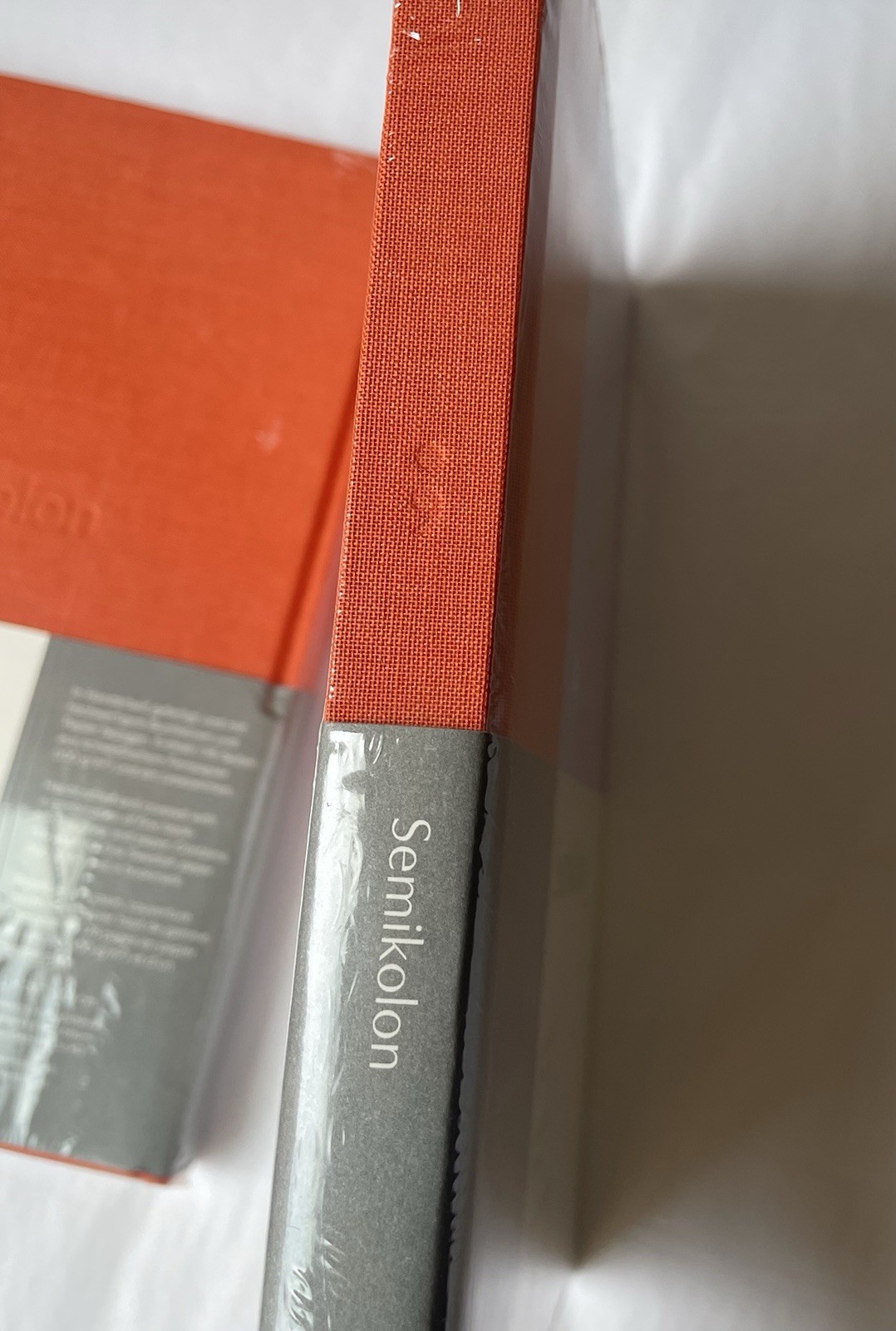 New Sealed RULED Journal Notebook A5 By Semikolon Tangerine Orange Lavender