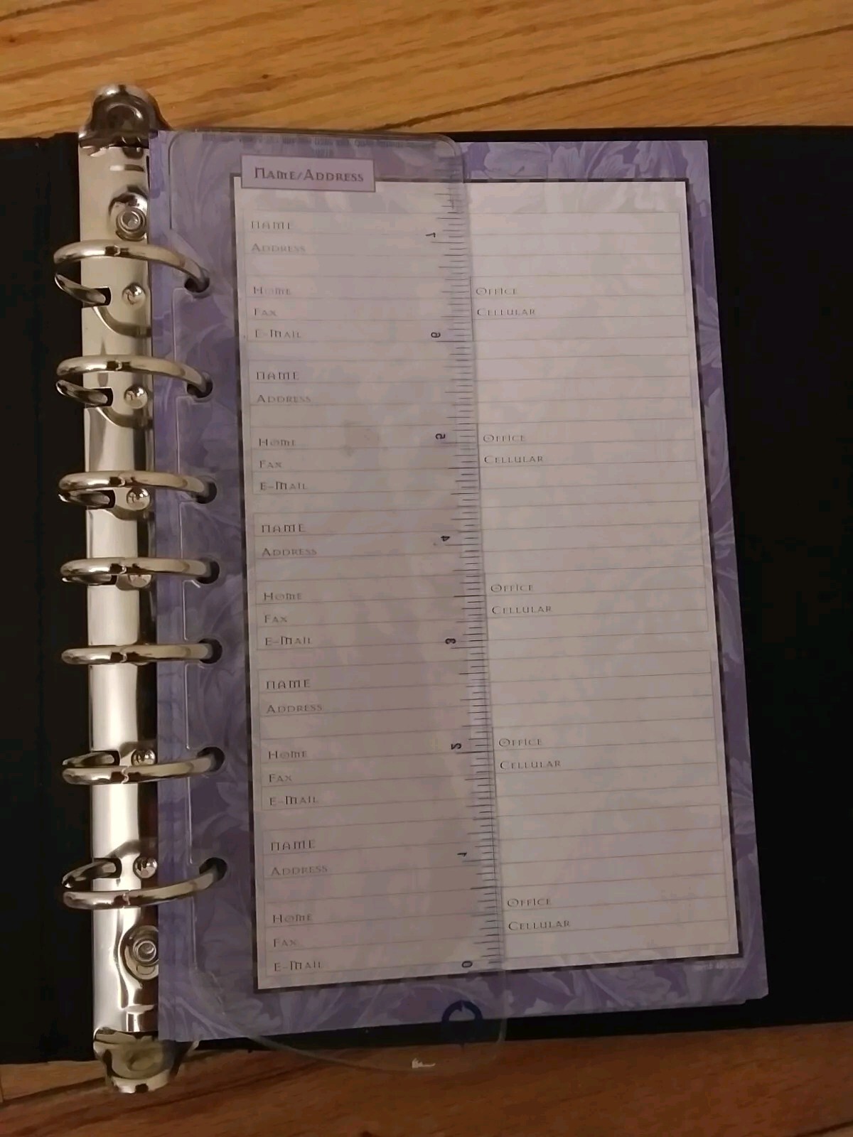 Franklin Covey Burgundy Classic Open Synthetic Materials Binder