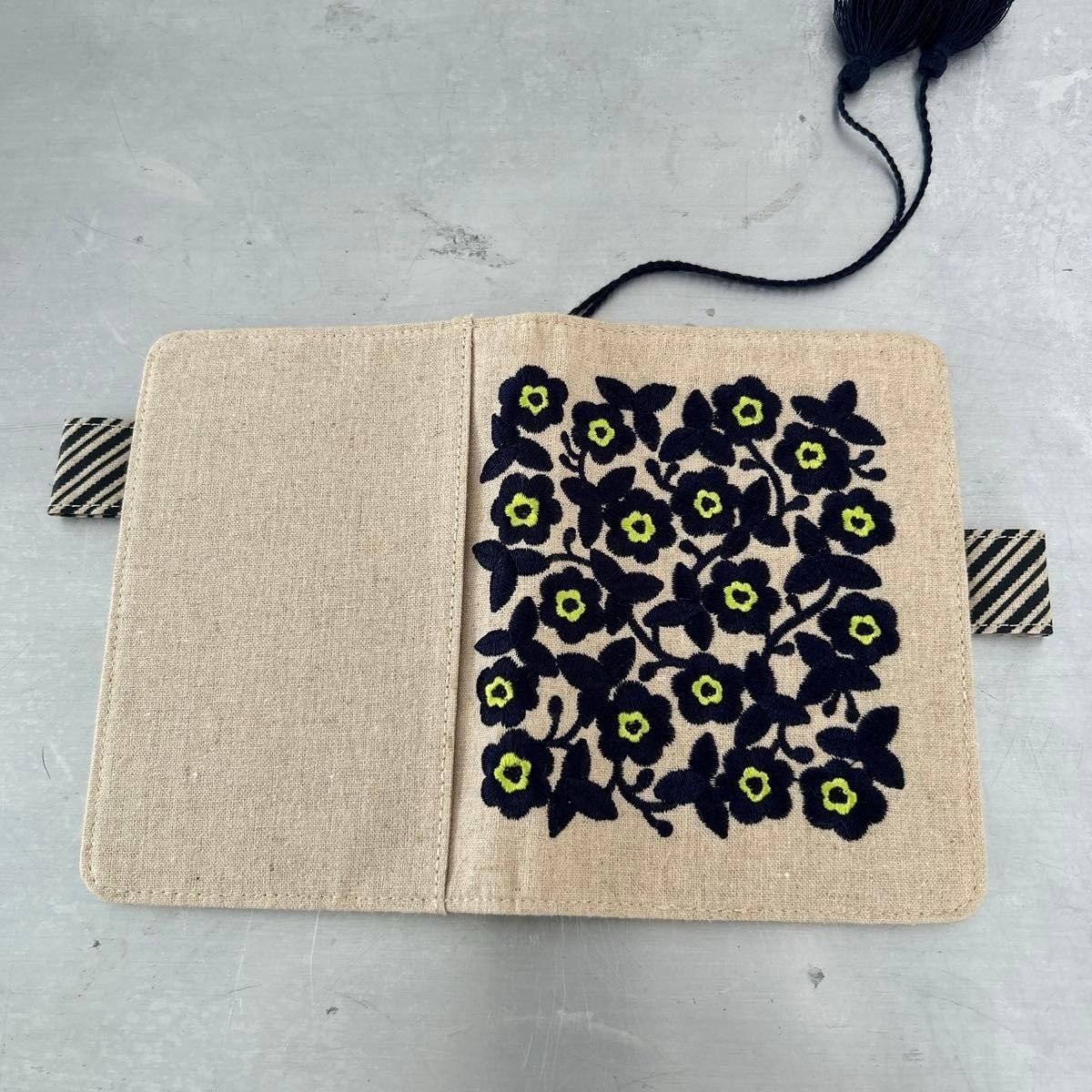 Hobonichi Techo cover Ukrainian flower Original (A6) size JAPAN USED
