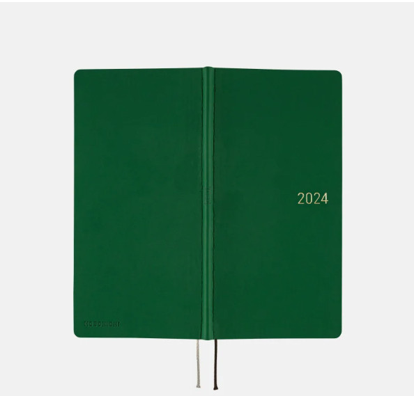 Hobonichi Techo 2024 Weeks Smooth Sangria/ Forest Green ENG/JPN JAPAN NEW
