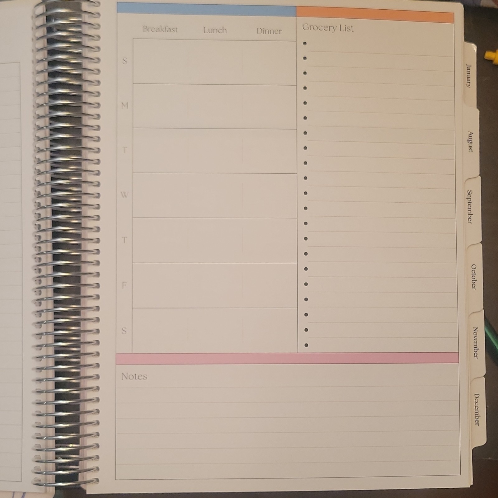 Colibri Paper Co 2026-2027 Calendar Weekly/Monthly Planner – The Works 8.5×11″