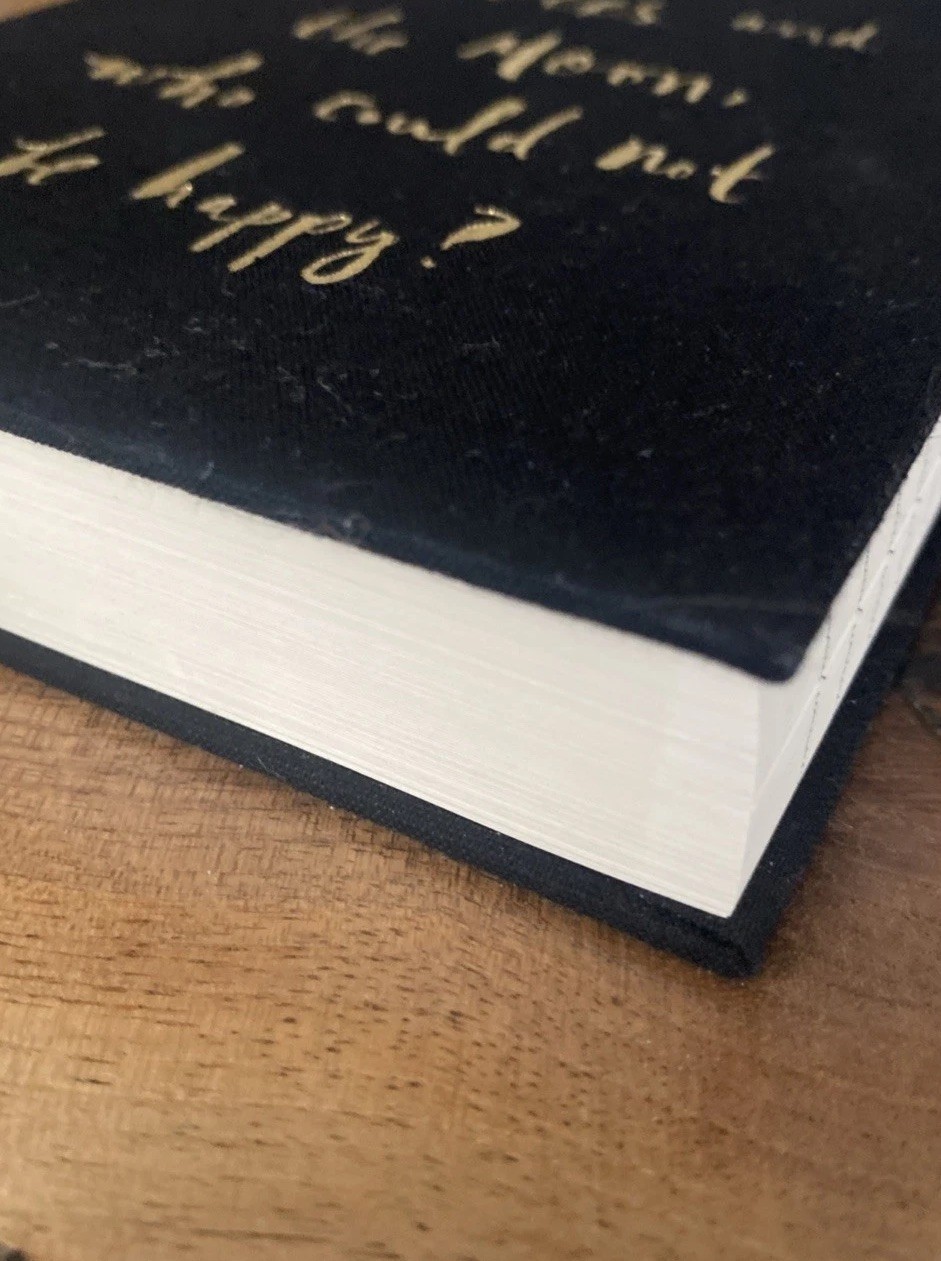 Kate Spade Journal With Quote Black Cover