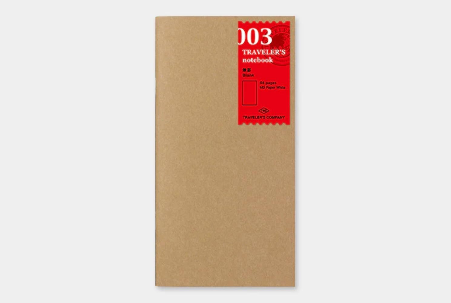 Designphil Midori Traveler’s Notebook (refill 003) blank