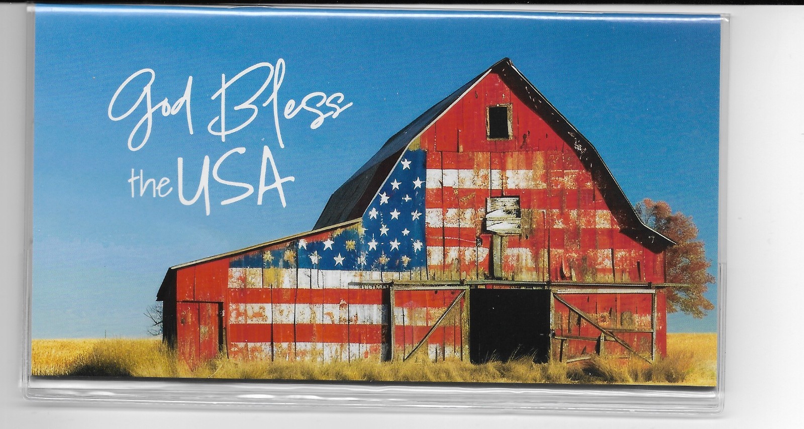 Pocket Calendar 2026-2027 Two Year Monthly Planner 3.5 x 6.5″ God Bless the USA
