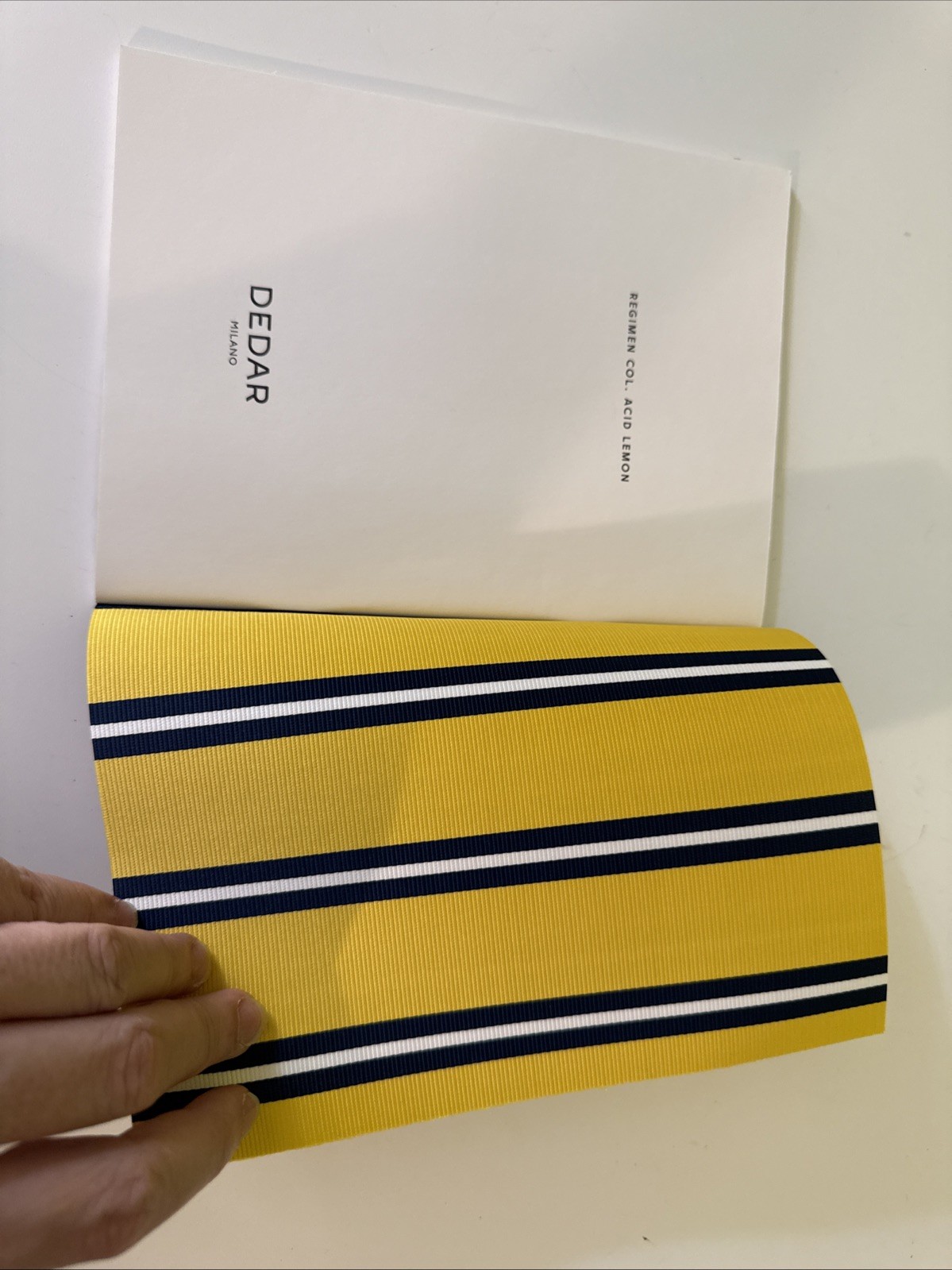 Dedar Milano Fabric Covered Notebooks Acid Yellow Purple Terracotta Mare Capri