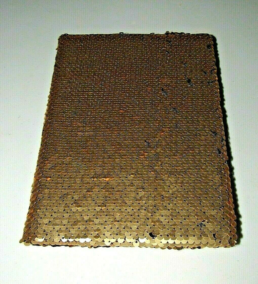 PAPER STUDIO DELUXE GOLD SPARKLE SEQUIN DECORATIVE JOURNAL