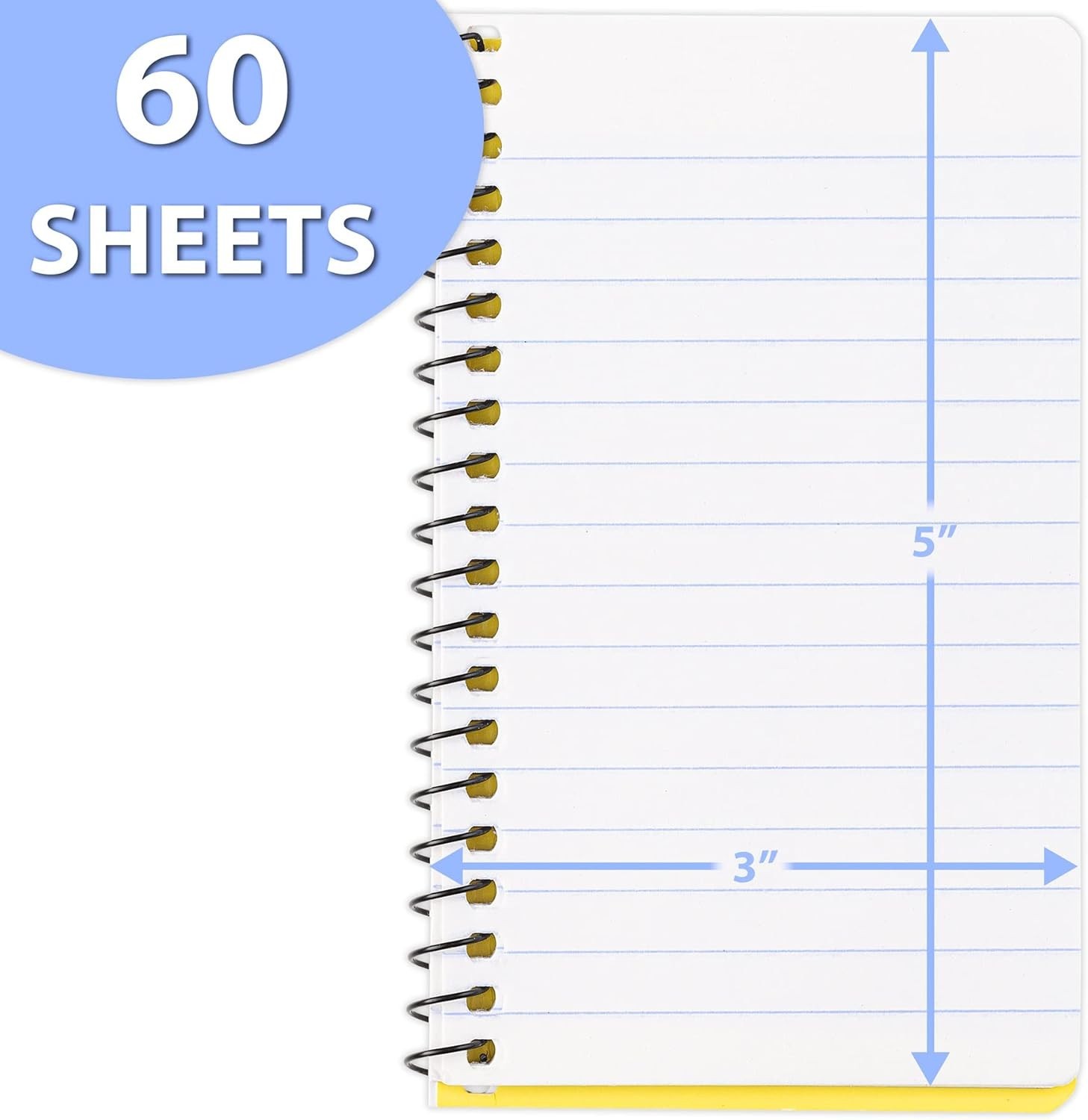 Personalized 24 Pack of 3×5 Pastel Notebooks – Ideal for Notes & Journals