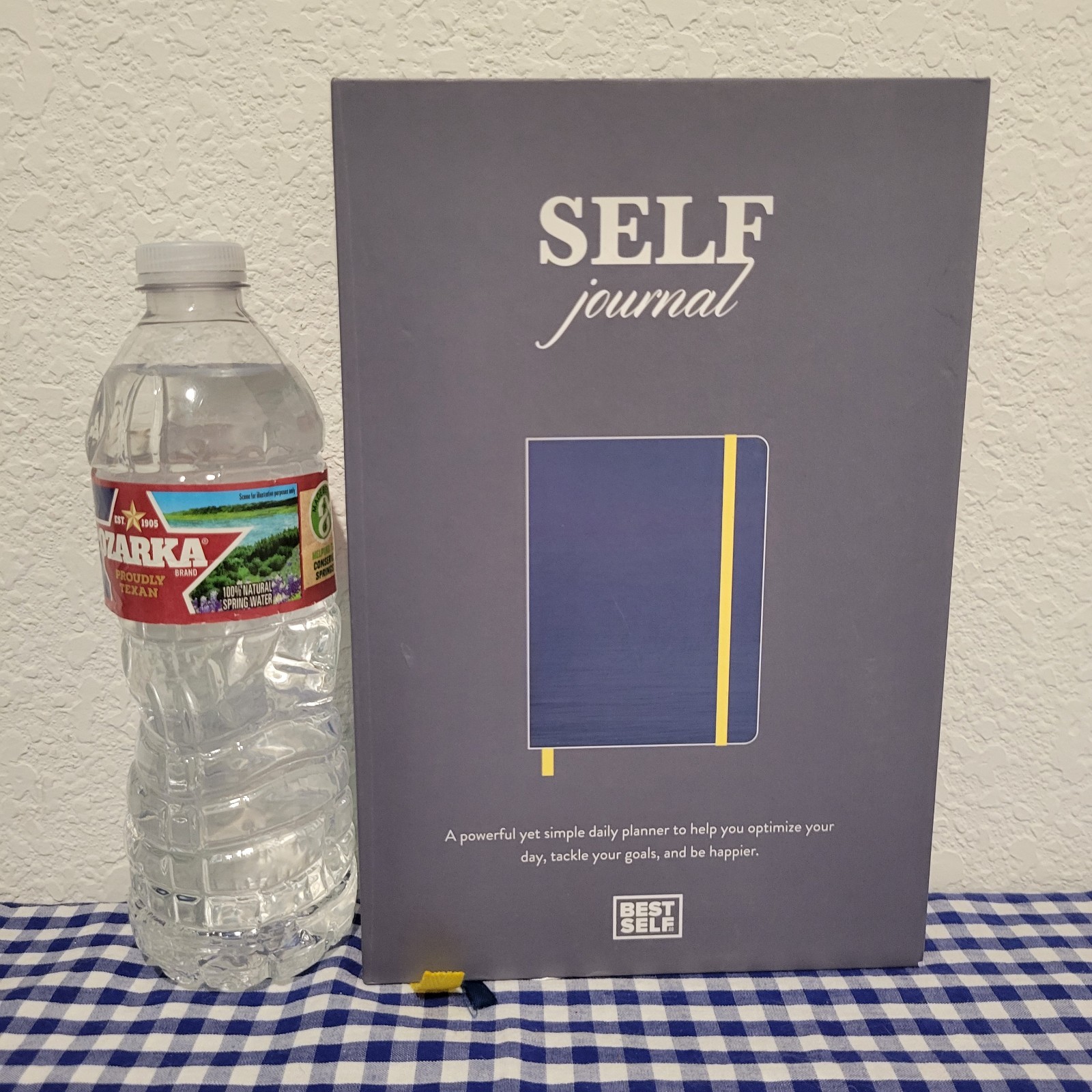 Best Self Self Journal Navy and Yellow Flagship Edition – OPEN BOX – CIB