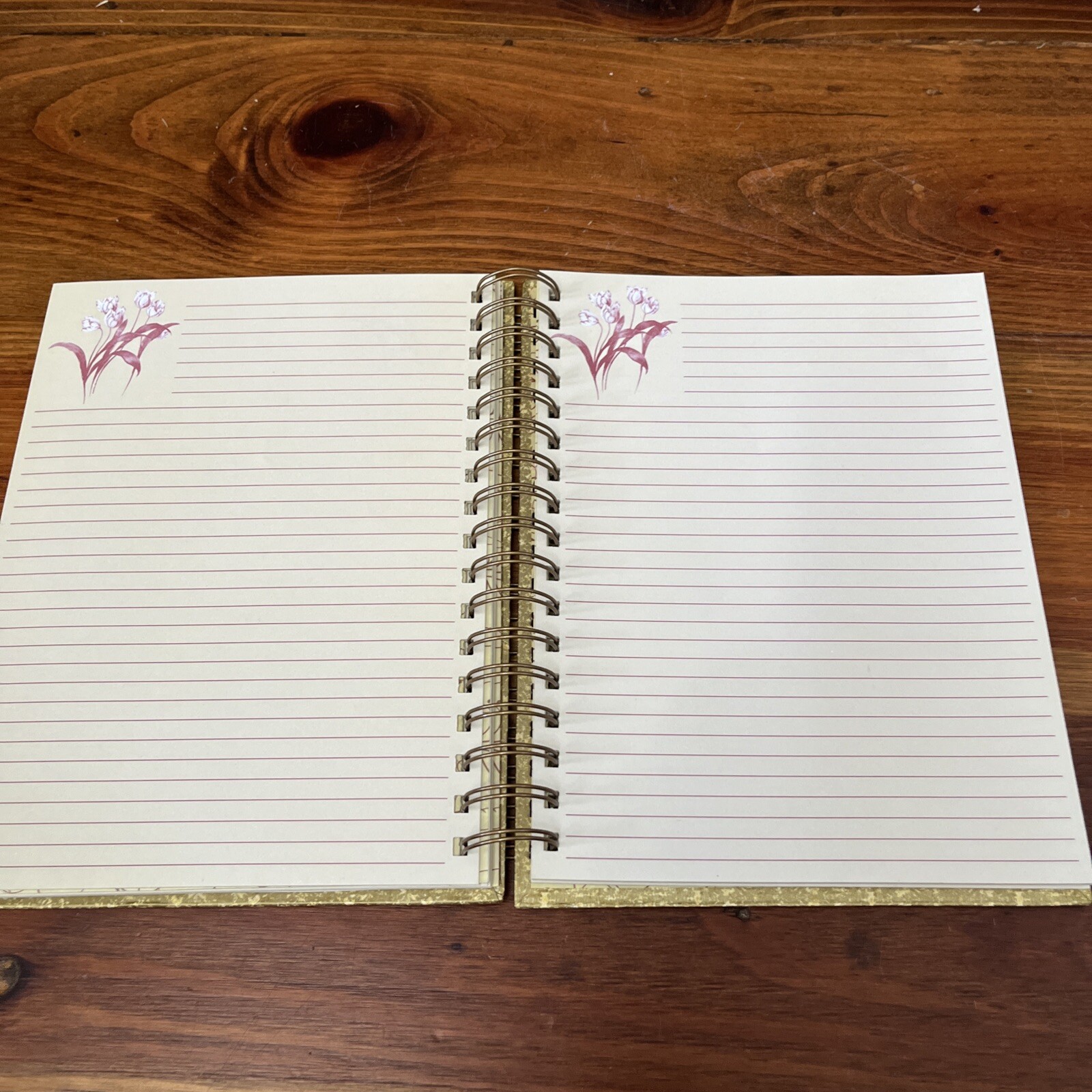 Spiral Journal/Notebook Lined Journal with Back Pocket and Hardcover 8.5″ X 6.4