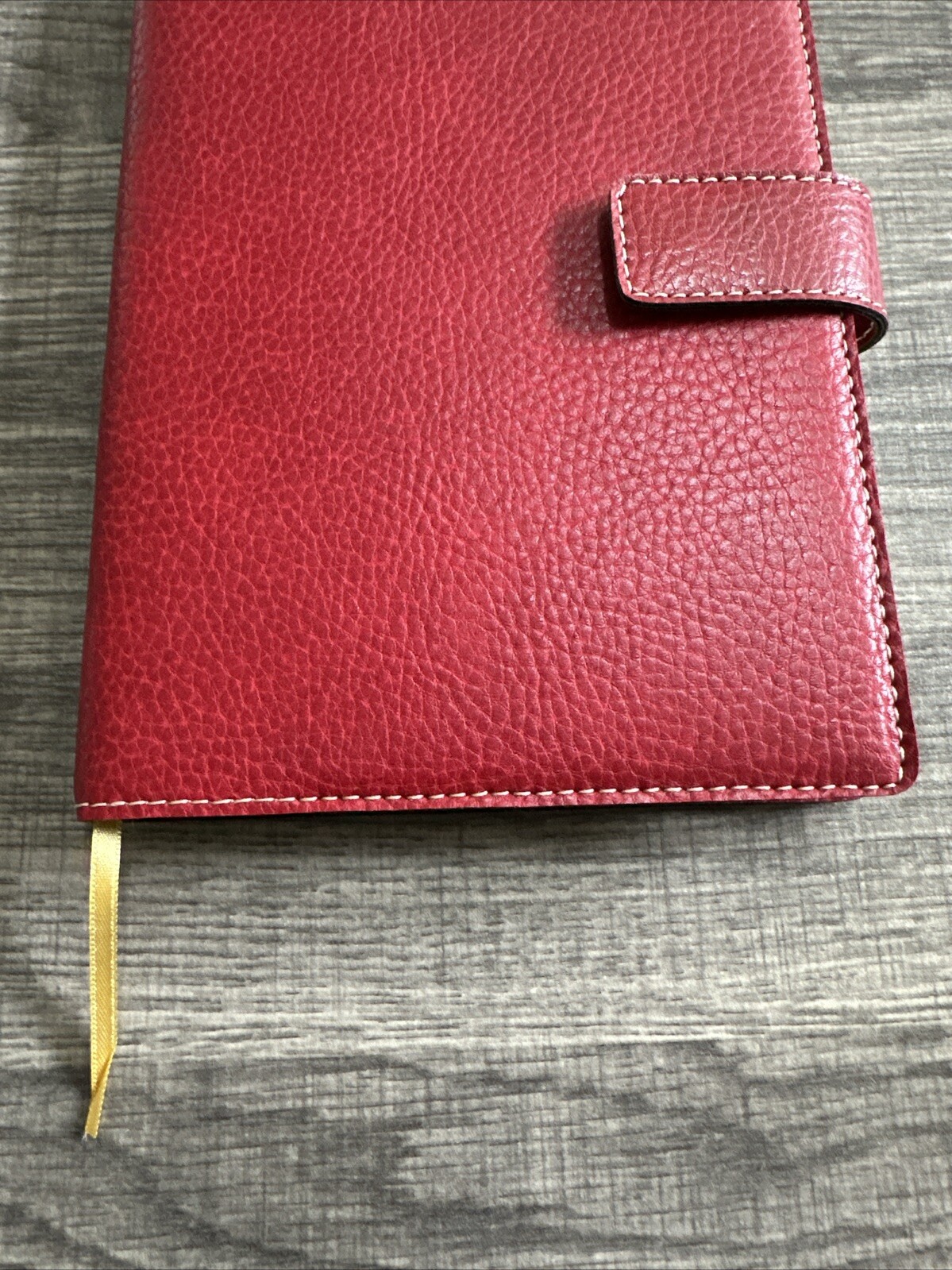Fiorentina Italy Red Leather Journal Notebook 5.5” X 8.5” NEW